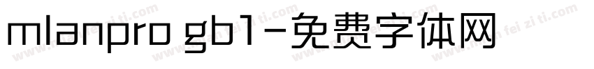 mlanpro gb1字体转换
